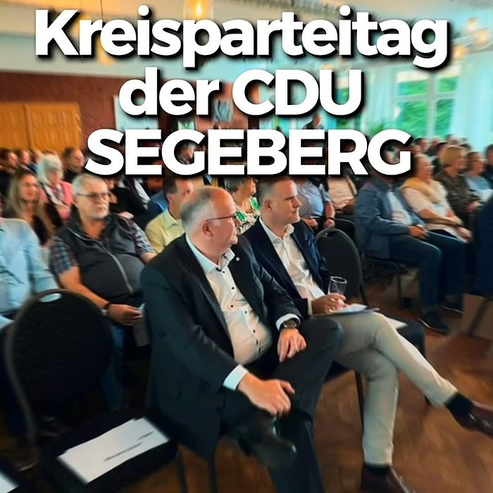 Heute durfte ich unseren Kreisparteitag der CDU Segeberg in Boostedt als Tagungspräsidentin leiten. Eine Aufgabe, die ic...