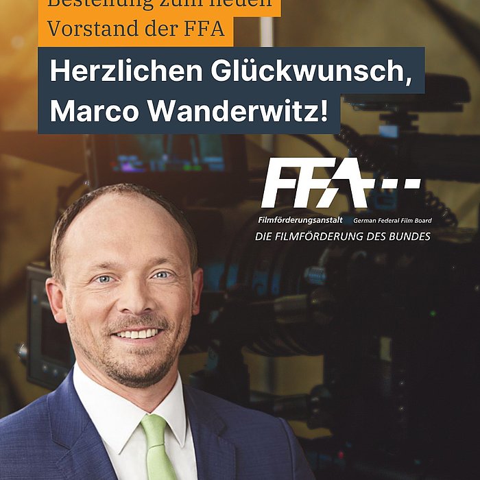 🎬 Herzlichen Glückwunsch, lieber Marco Wanderwitz! Der Verwaltungsrat der Filmförderungsanstalt (FFA) hat Marco Wanderw...