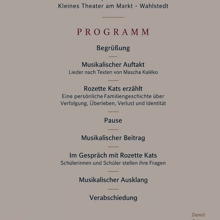 400 junge Menschen – und ein Saal, in dem man zeitweise eine Stecknadel hätte fallen hören können. Heute war die Holocau...