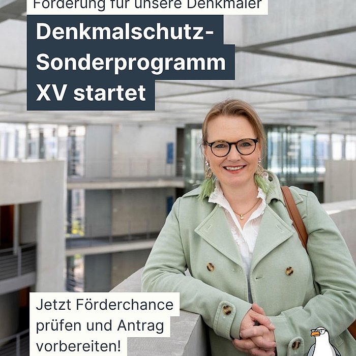 🏛️ Neue Förderchance für Denkmäler in Schleswig-Holstein! Mit dem Denkmalschutz-Sonderprogramm XV stellt der Bund erneu...